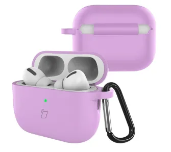 Etui na słuchawki Bizon Case Headphone Silicone do AirPods Pro 3 Jasnofioletowy