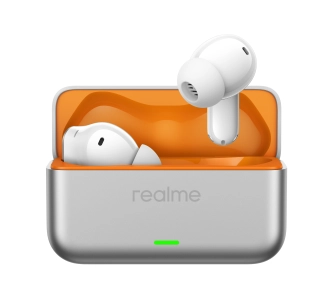 Słuchawki bezprzewodowe realme Buds T500 Pro Dokanałowe Bluetooth 6.1 Srebrno-biały