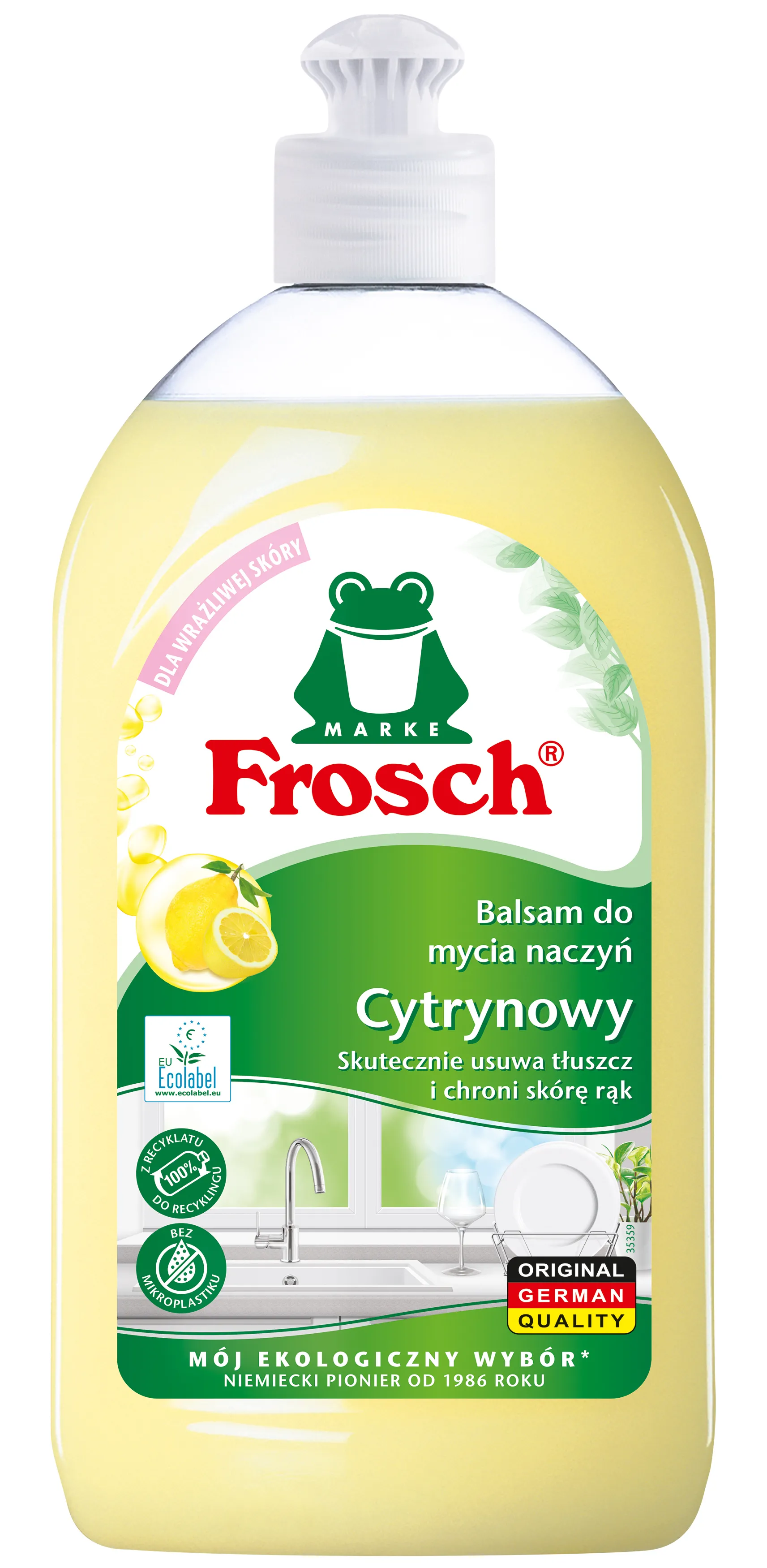 Balsam do mycia naczyń Frosch Cytrynowy 500ml