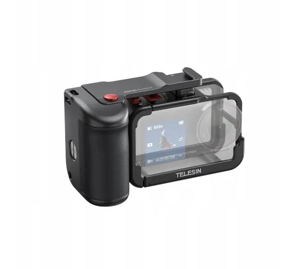 Ramka montażowa TELESIN S6-FMS-22-TDJ do DJI Action 3/4 Czarny