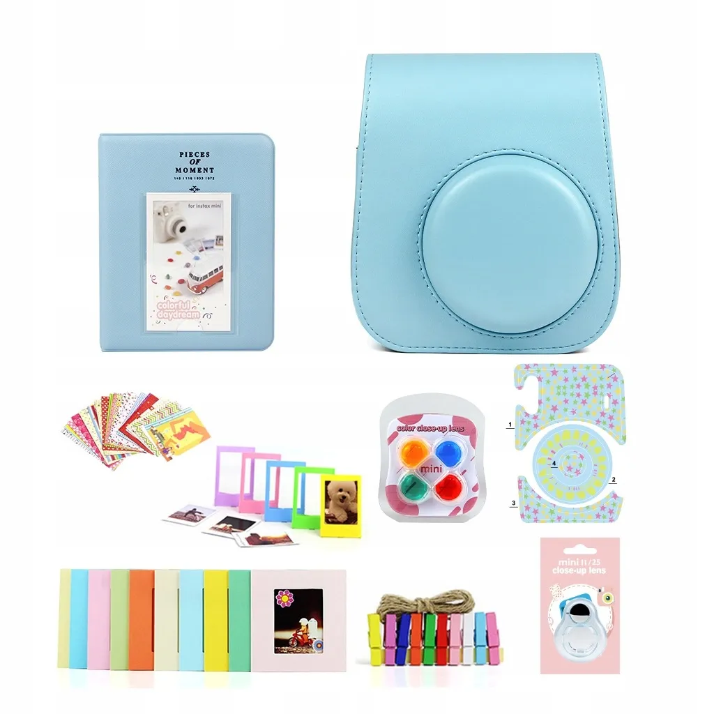 Zestaw LoveInstant LI00053 8w1 do Instax Mini 11 Niebieski