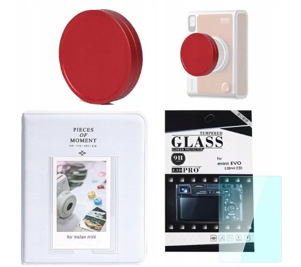 LoveInstant LI00453 album+szkło+dekielek do Instax Mini Evo Kolorowy