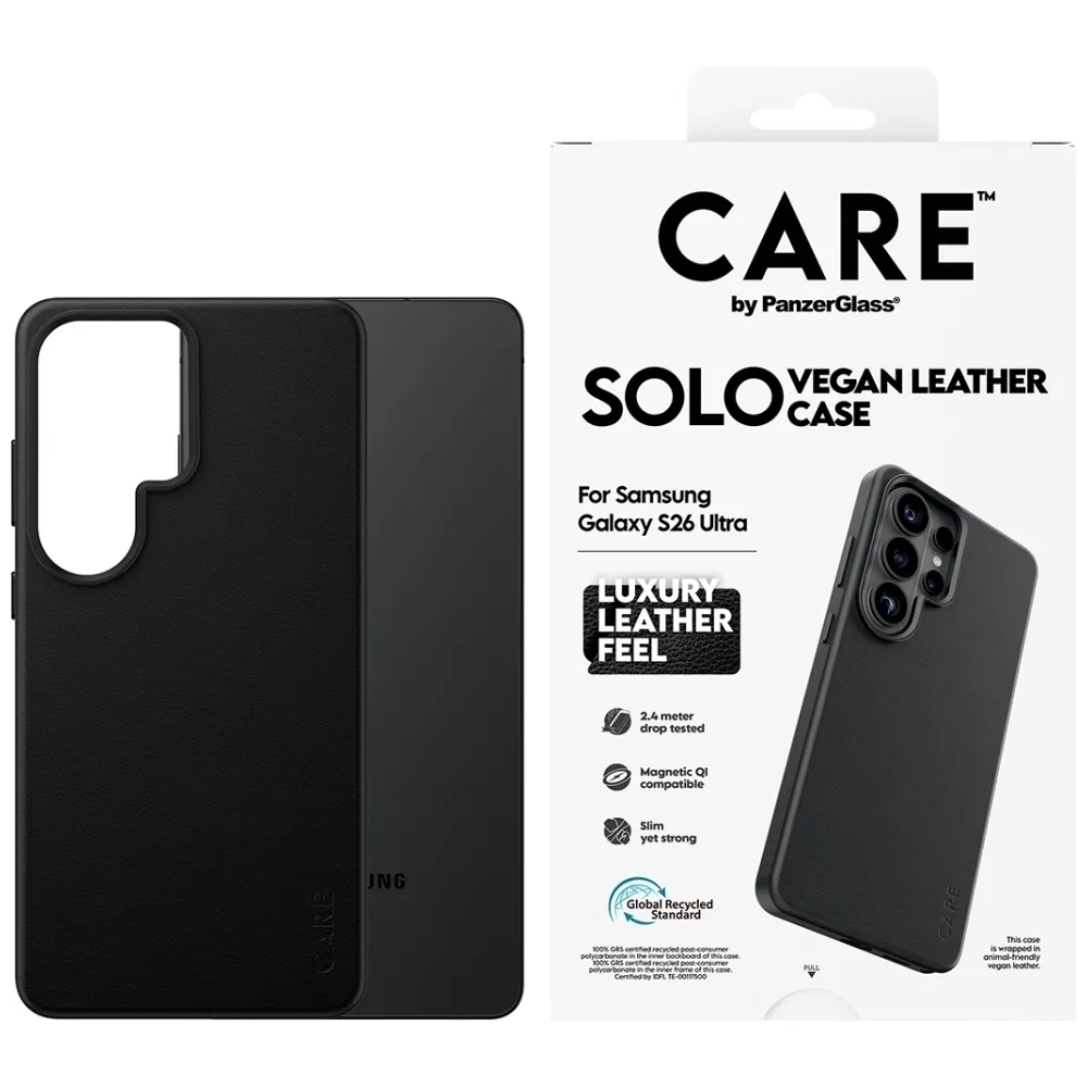 Etui PanzerGlass Solo Qi do Galaxy S26 Ultra Czarny