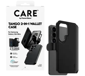 Etui PanzerGlass Tango 2w1 Wallet do Galaxy S26 Ultra Czarny