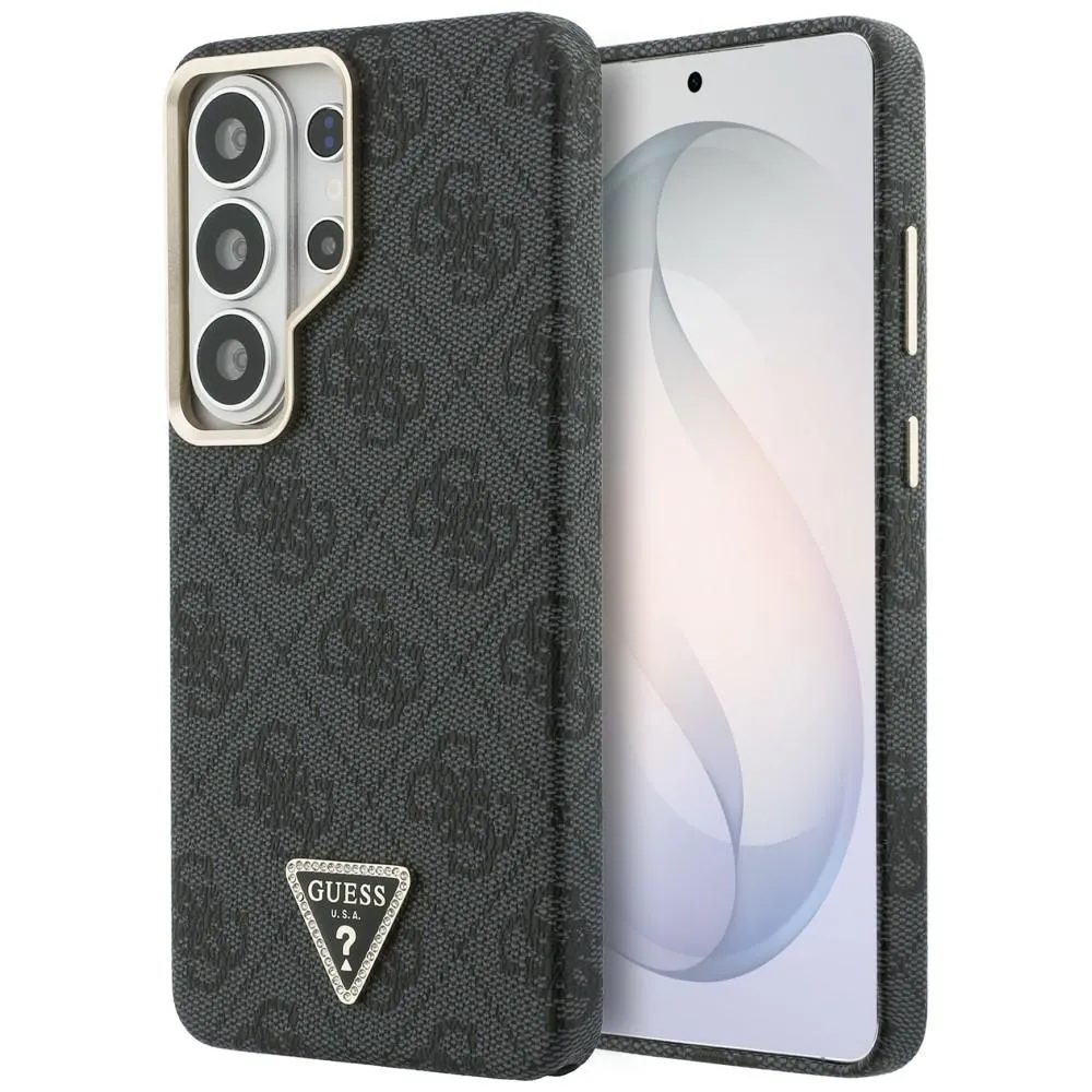 Etui Guess 4G Triangle Logo MagSafe do Galaxy S26 Ultra Czarny