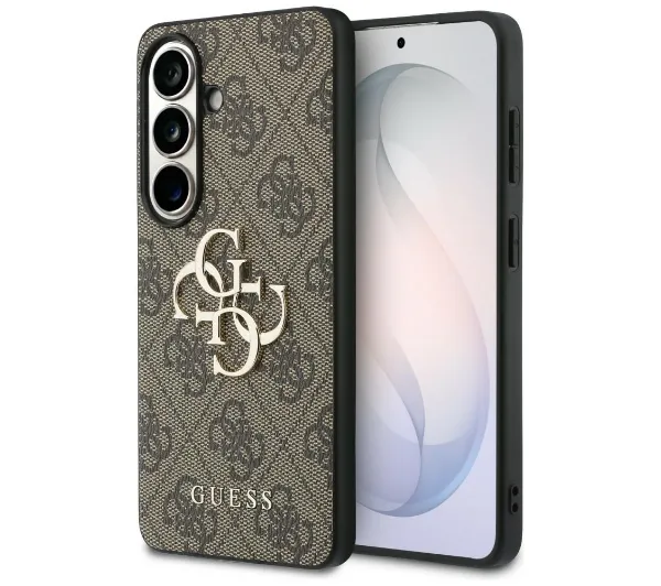 Guess 4G Big Metal Logo do Galaxy S26+ Brązowy