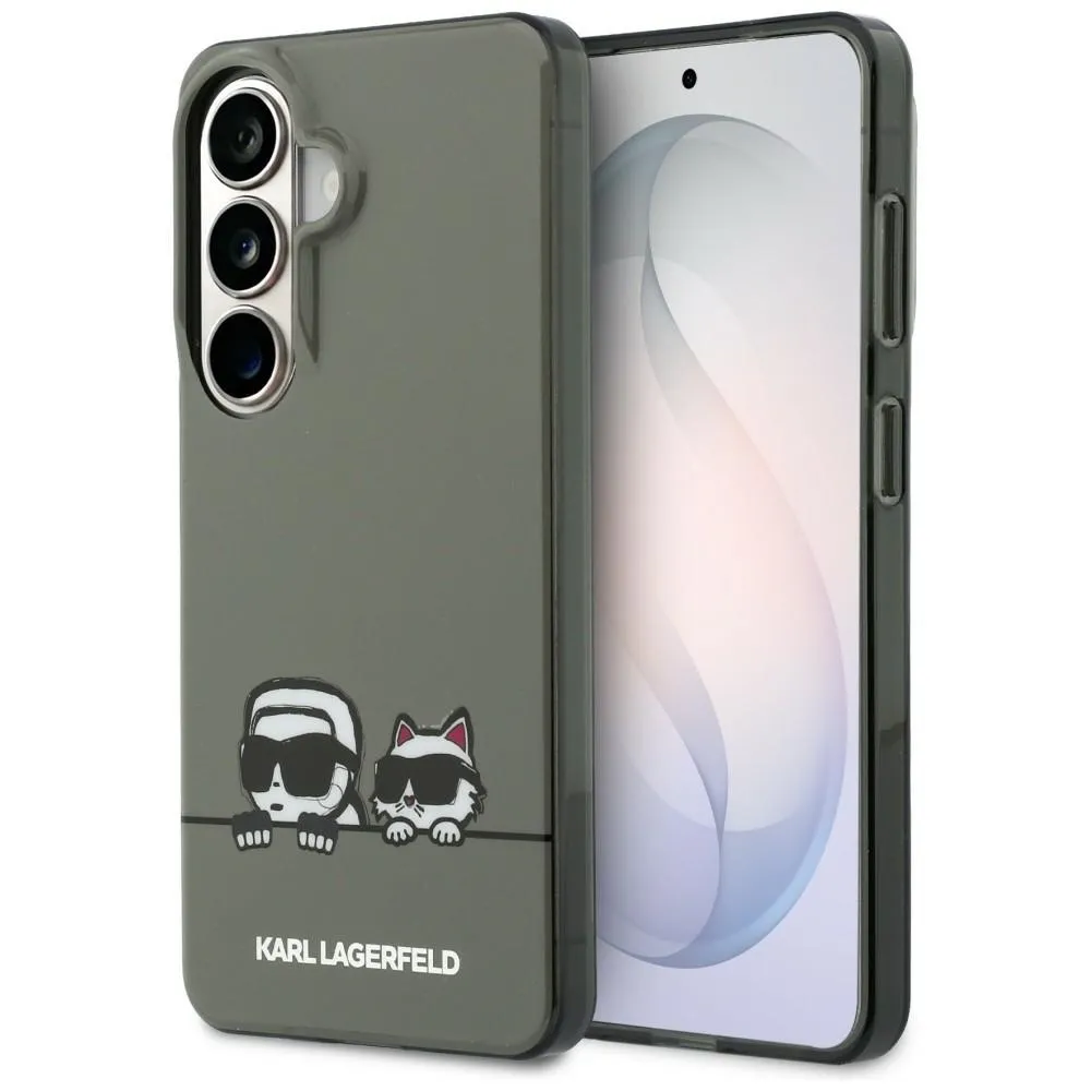 Etui Karl Lagerfeld IML Peekaboo Karl&Choupette MagSafe do Galaxy S26 Czarny