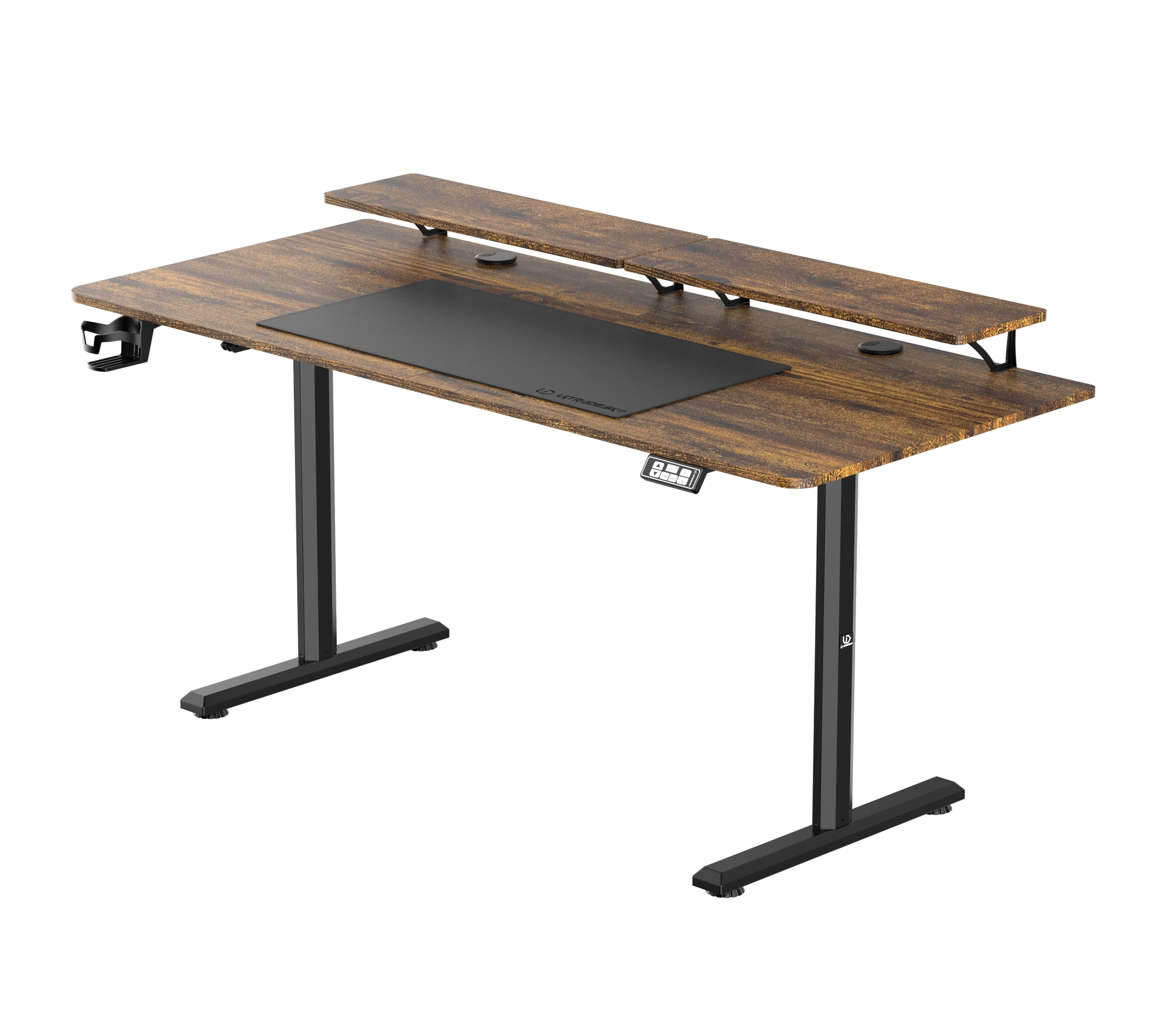 Biurko Ultradesk HIGHLANDER XXL 160cm Regulacja wysokości Brązowy