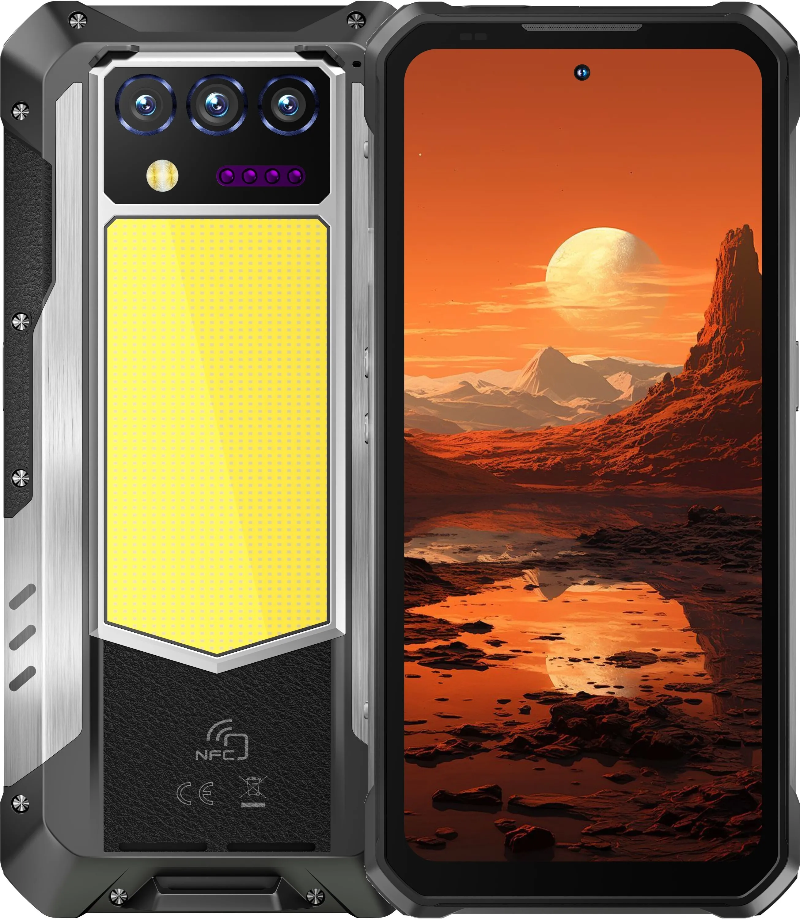 Smartfon Oukitel WP100 12/512GB 6,8" 120Hz 200Mpix Czarny