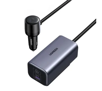 Ładowarka samochodowa UGREEN EC706 USB-A 3x USB-C 150W Czarny