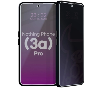 Szkło hybrydowe Bizon prywatyzujące Glass Mule Shadow do Nothing Phone (3a) Pro