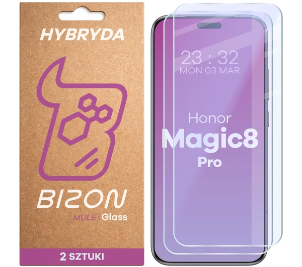 Bizon elastyczne Glass Mule Duo do Honor Magic8 Pro 2 sztuki