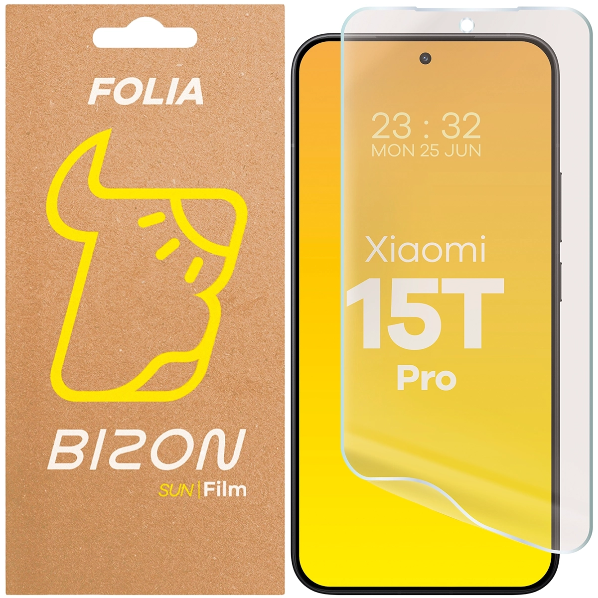 Folia ochronna Bizon matowa Film Sun do Xiaomi 15T Pro