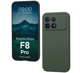 Etui Bizon Łupka do Xiaomi POCO F8 Pro Zielony