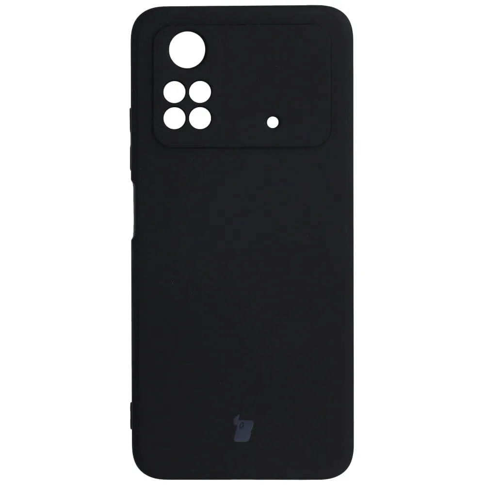 Etui Bizon Silicone do Xiaomi Poco M4 Pro Czarny
