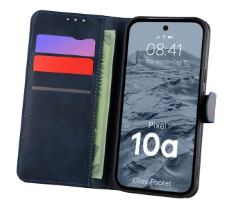 Etui Bizon Pocket do Google Pixel 10a Granatowy