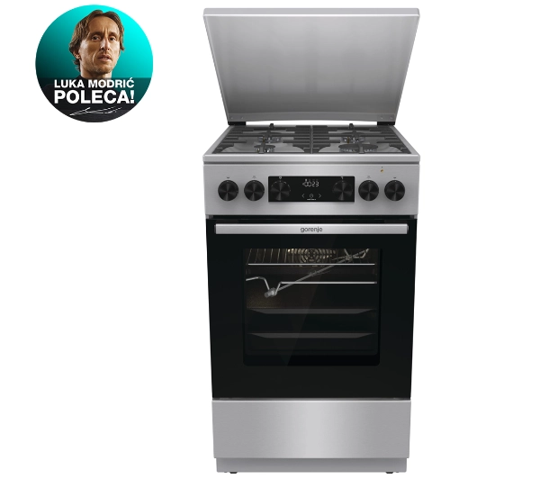 Kuchnie - Gorenje G600 GKS5C71XF Termoobieg Rożen Grill Funkcja pizza Pieczenie na parze