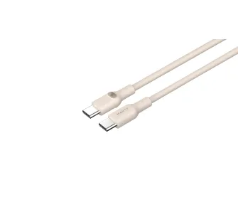 Kabel Havit CB6284 USB-C do USB-C 100W 2m Beżowy