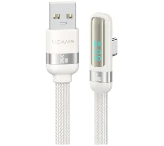 Kabel USAMS US-SJ651 USB-A do USB-C 1,2m Biały