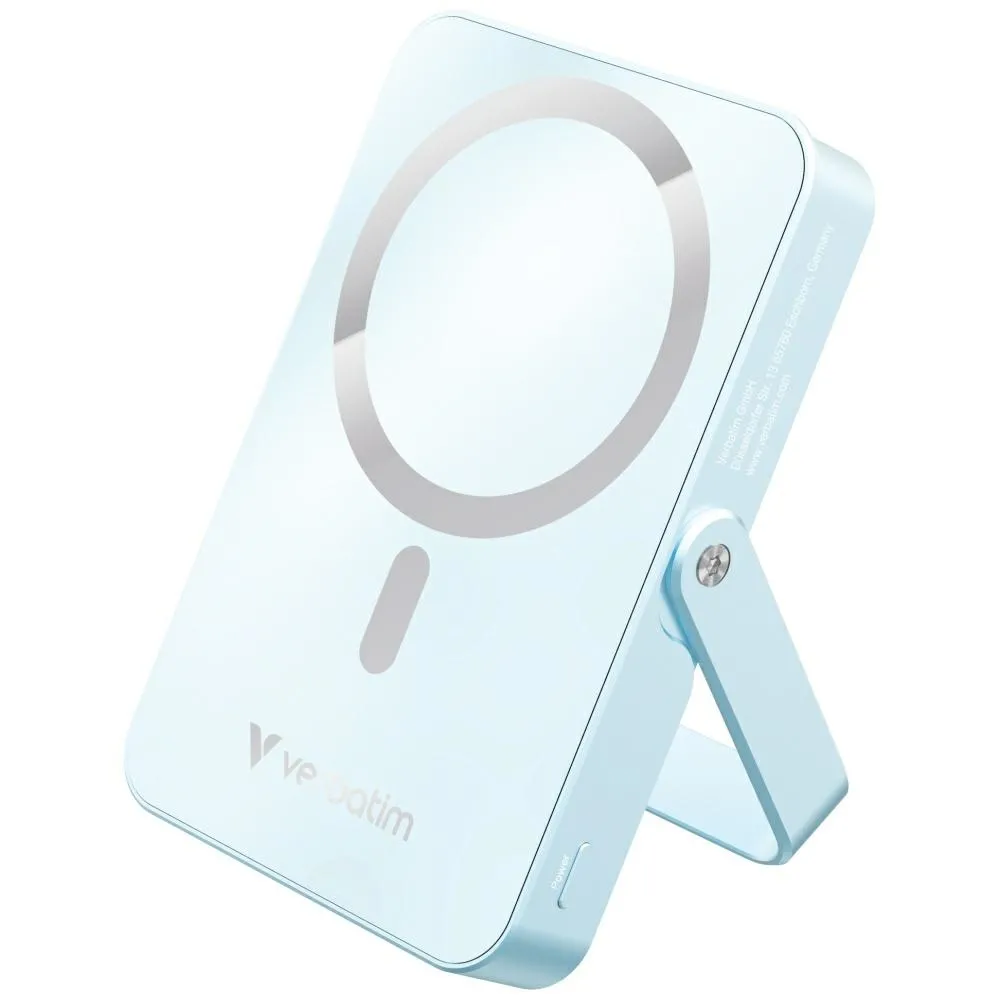 Powerbank Verbatim Charge n Go 32266 Magnetic Wireless10000mAh 20W Niebieski