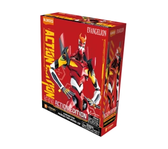 Model do składania Blokees Neon Genesis Evangelion Action Edition - EVA Unit-02 (Production Model-02)