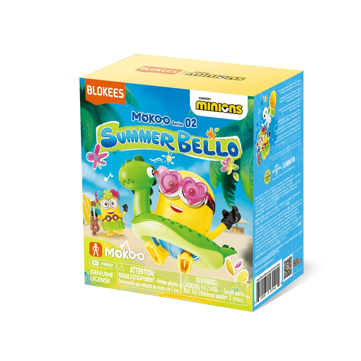 Model do składania Blokees Minions Mokoo S2 - Summer Bello