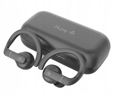 Słuchawki bezprzewodowe Hune Haba Sport TWS Dokanałowe Bluetooth 5.4 Szary