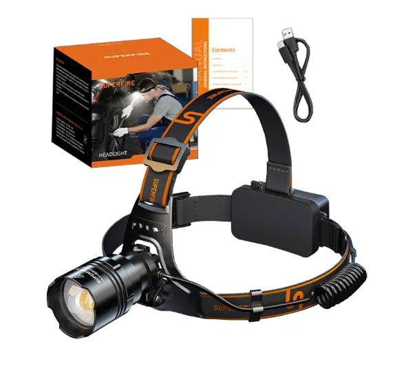 Latarka czołowa SUPERFIRE HL31