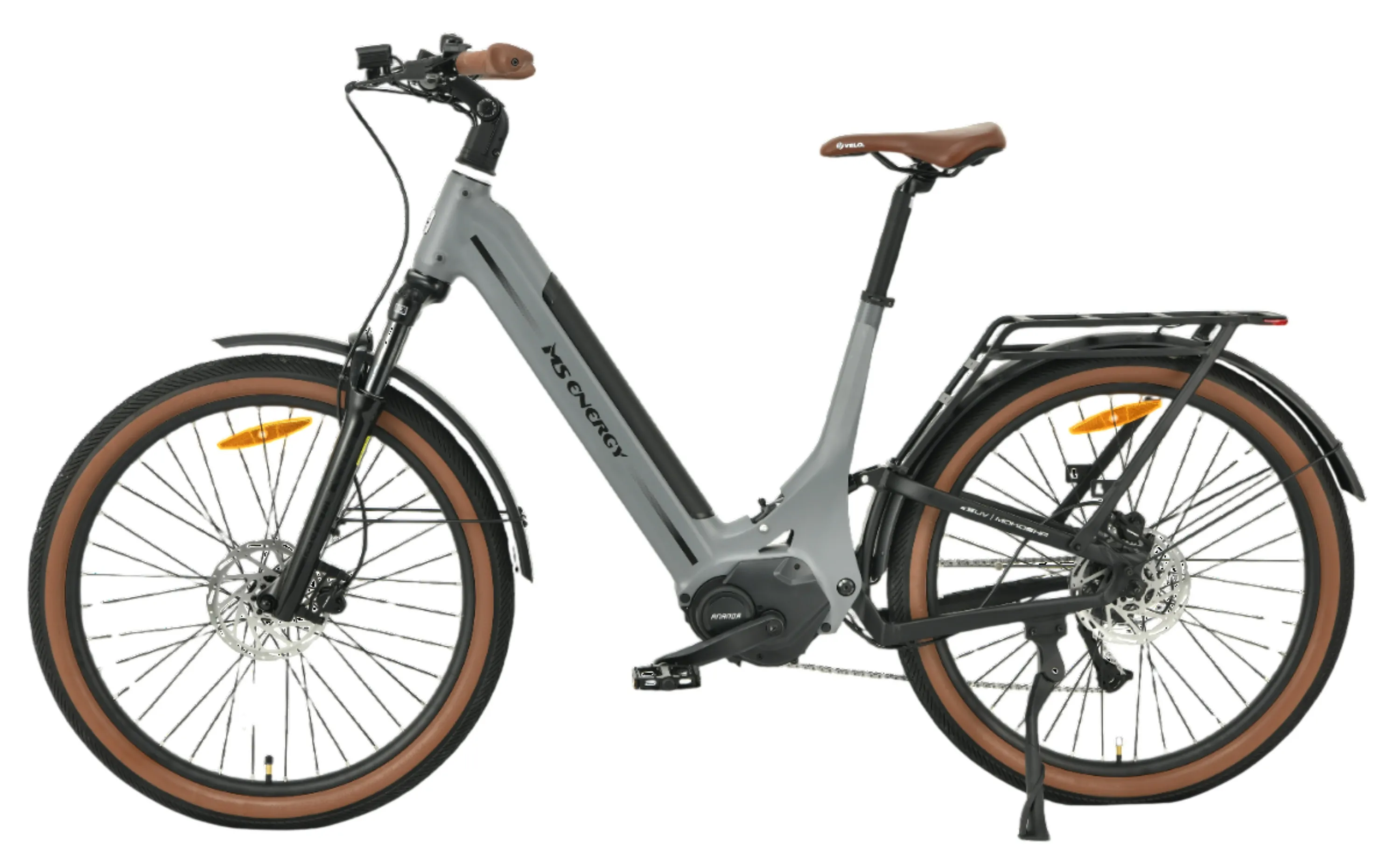 Rower elektryczny MS Energy Mokosha Szary