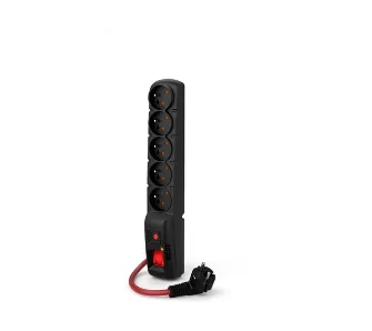 Listwa Acar F5 Power 5 gniazd 3m Czarny