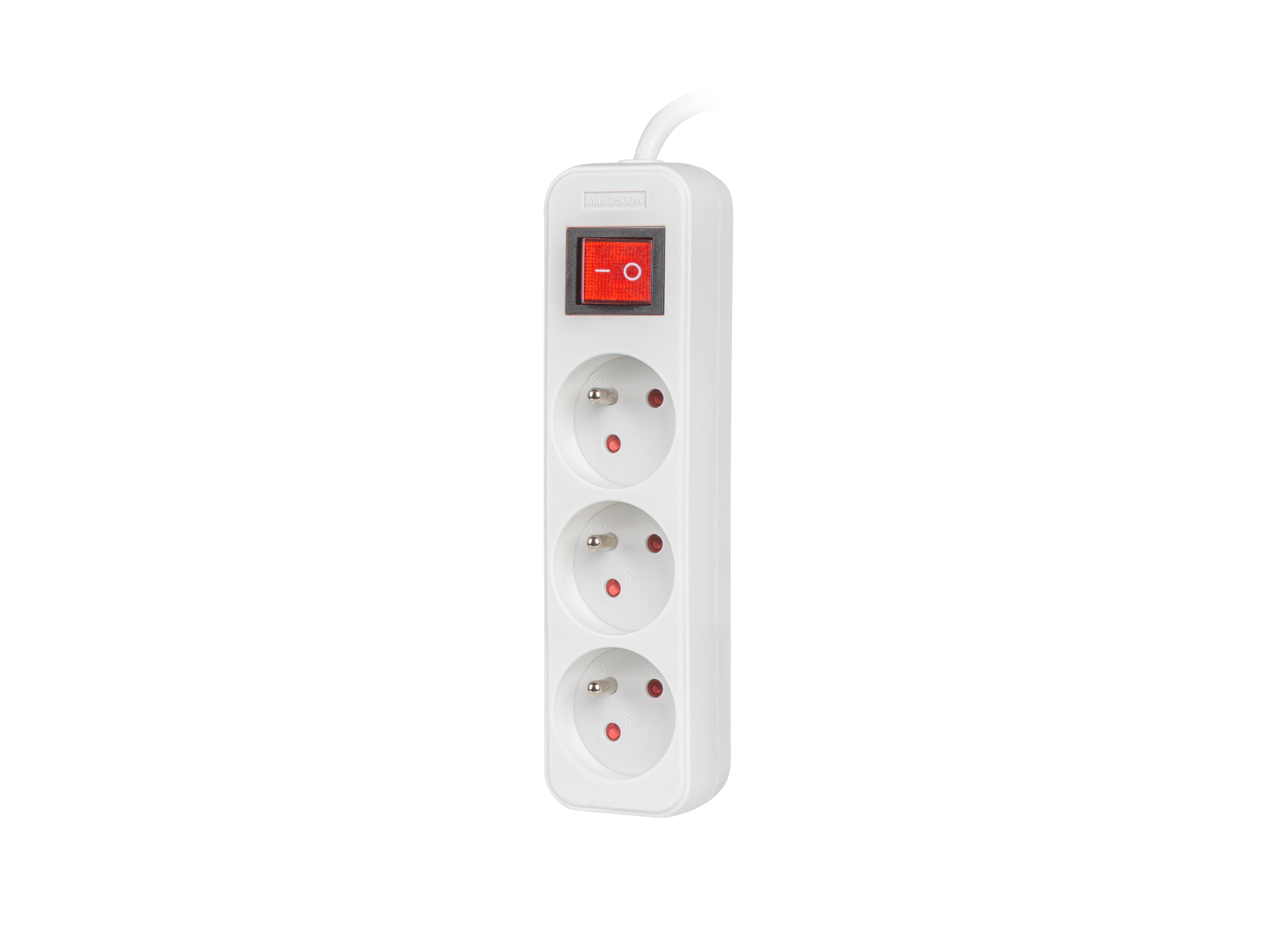 Listwa Lanberg PS1-03E-0300-W 3 gniazda 3m Biały