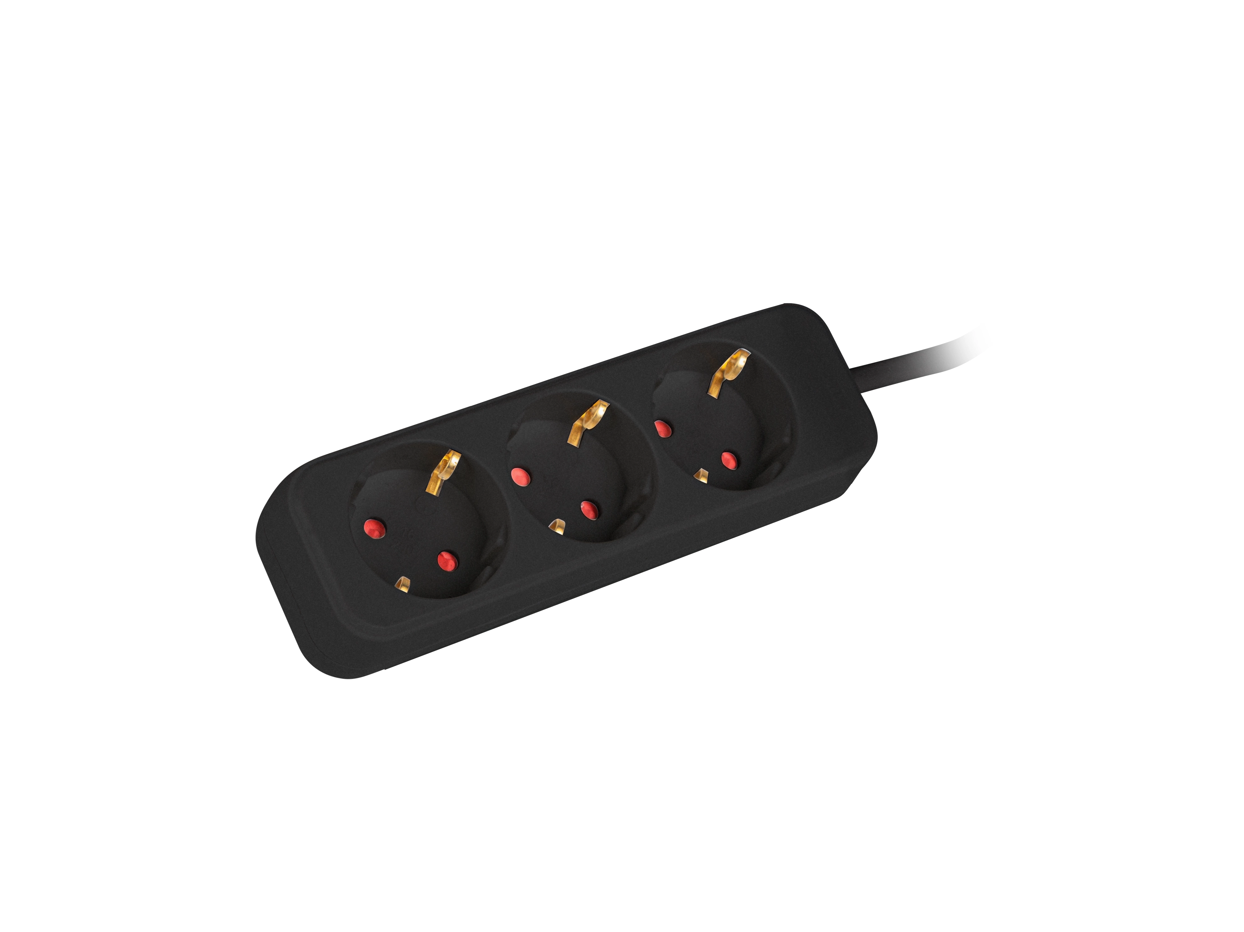 Listwa Lanberg PS0-03F-0150-BK 3 gniazda 1,5m Czarny