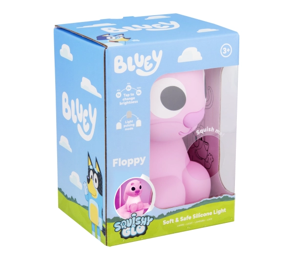 Paladone Squishy Glo Silicone Light Bluey Floppy