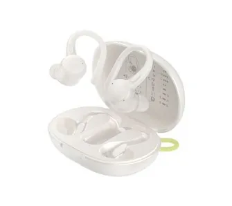 Słuchawki bezprzewodowe Belkin SoundForm ActiveFit Dokanałowe z zaczepami Bluetooth 5.4 Kremowy