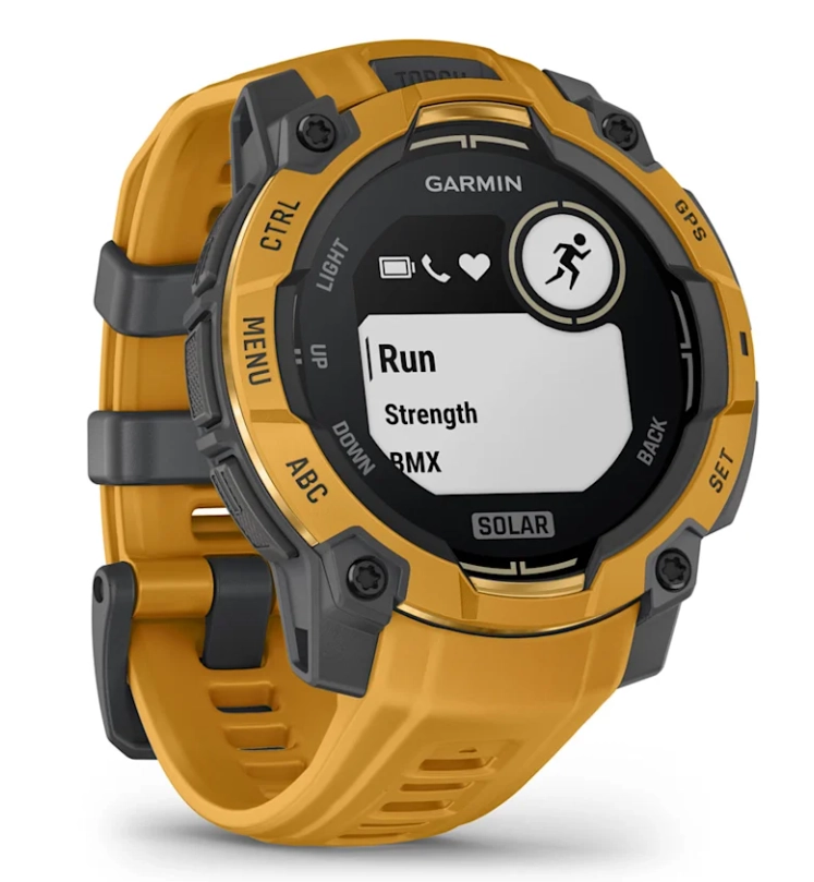 Smartwatch Garmin Instinct 3 Solar 45mm GPS Pomarańczowy