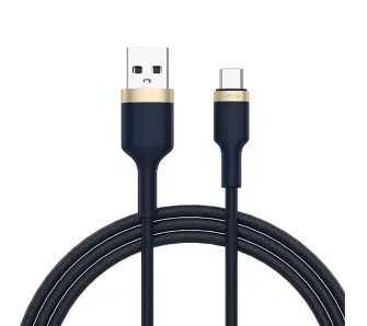 Kabel Vayox VA0058 USB-A do microUSB 1m Granatowy