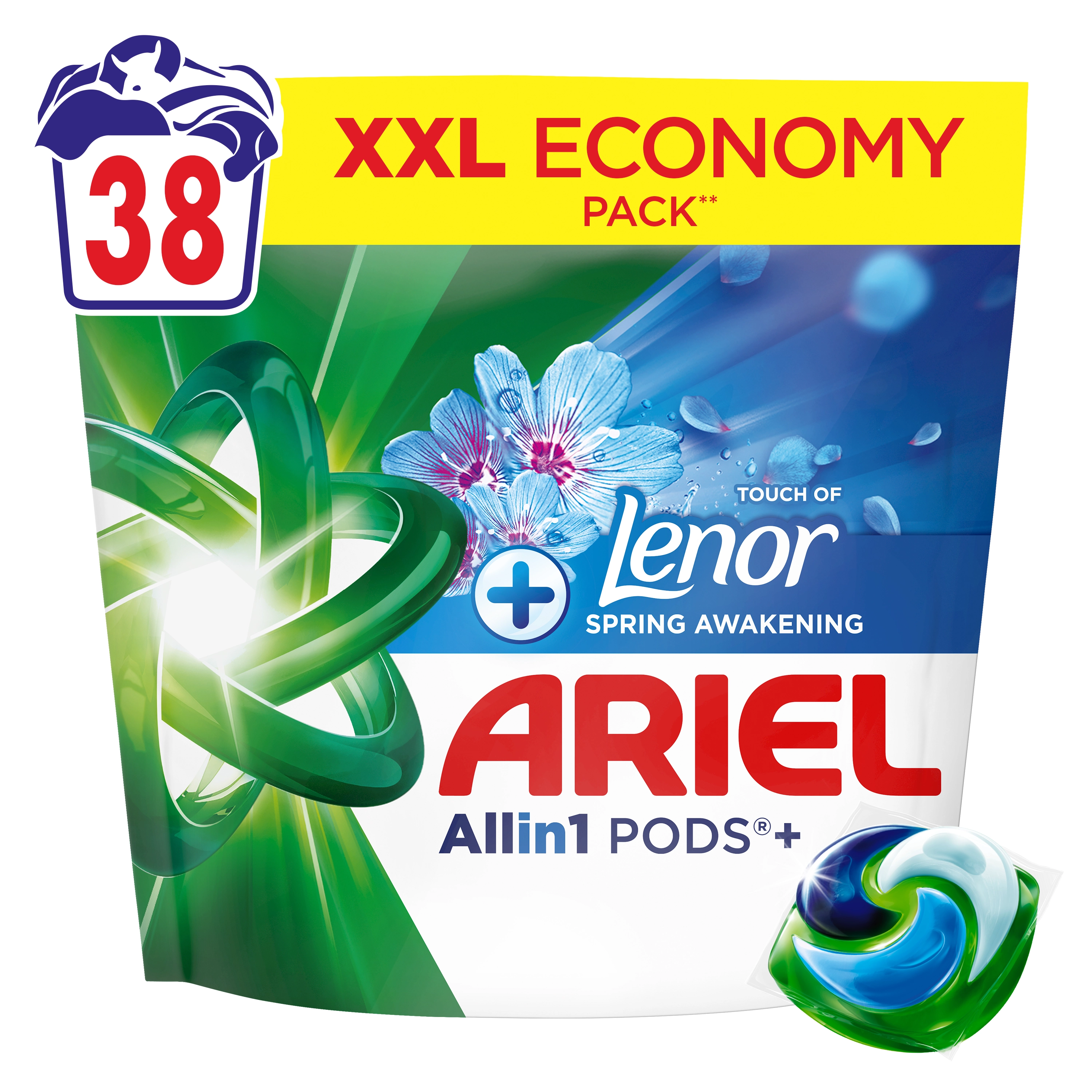 Kapsułki do prania Ariel All-in-1 PODS +Touch Of Lenor Spring Awakening 38szt