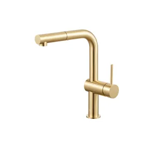 Bateria KFA Armatura Duero Edge 6623-510-39 Jasny złoty Stal szlachetna