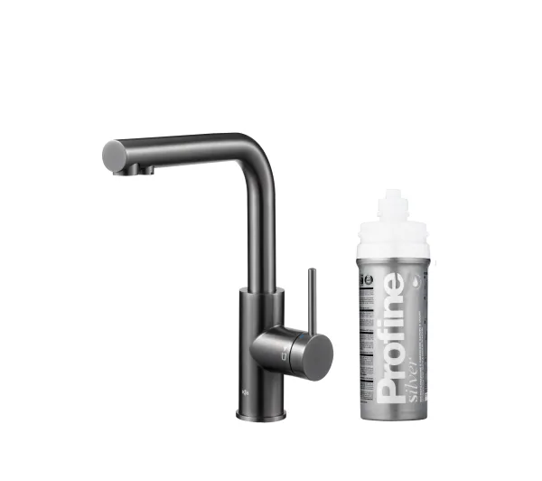 Baterie kuchenne - KFA Armatura Duero Pure Basic 6623-914-61 Grafitowy Stal szlachetna