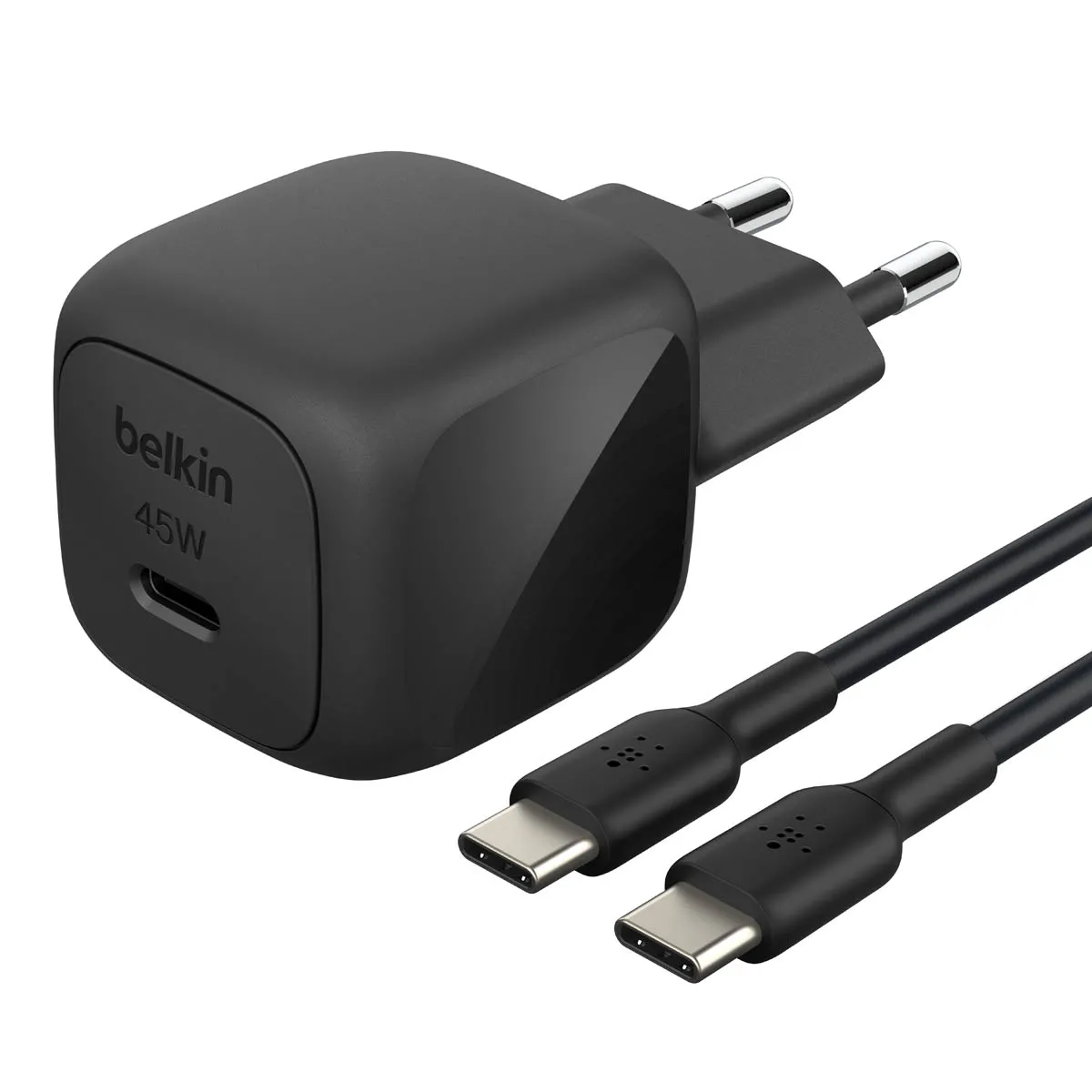 Ładowarka sieciowa Belkin BoostCharge PD 3.1 USB-C 45W Czarny + kabel USB-C 1m