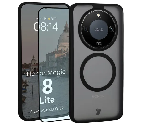 Bizon MatteO Pack do Honor Magic8 Lite Czarny
