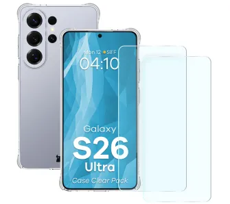 Szkło hartowane Bizon Case Clear Pack do Galaxy S26 Ultra Przezroczysty