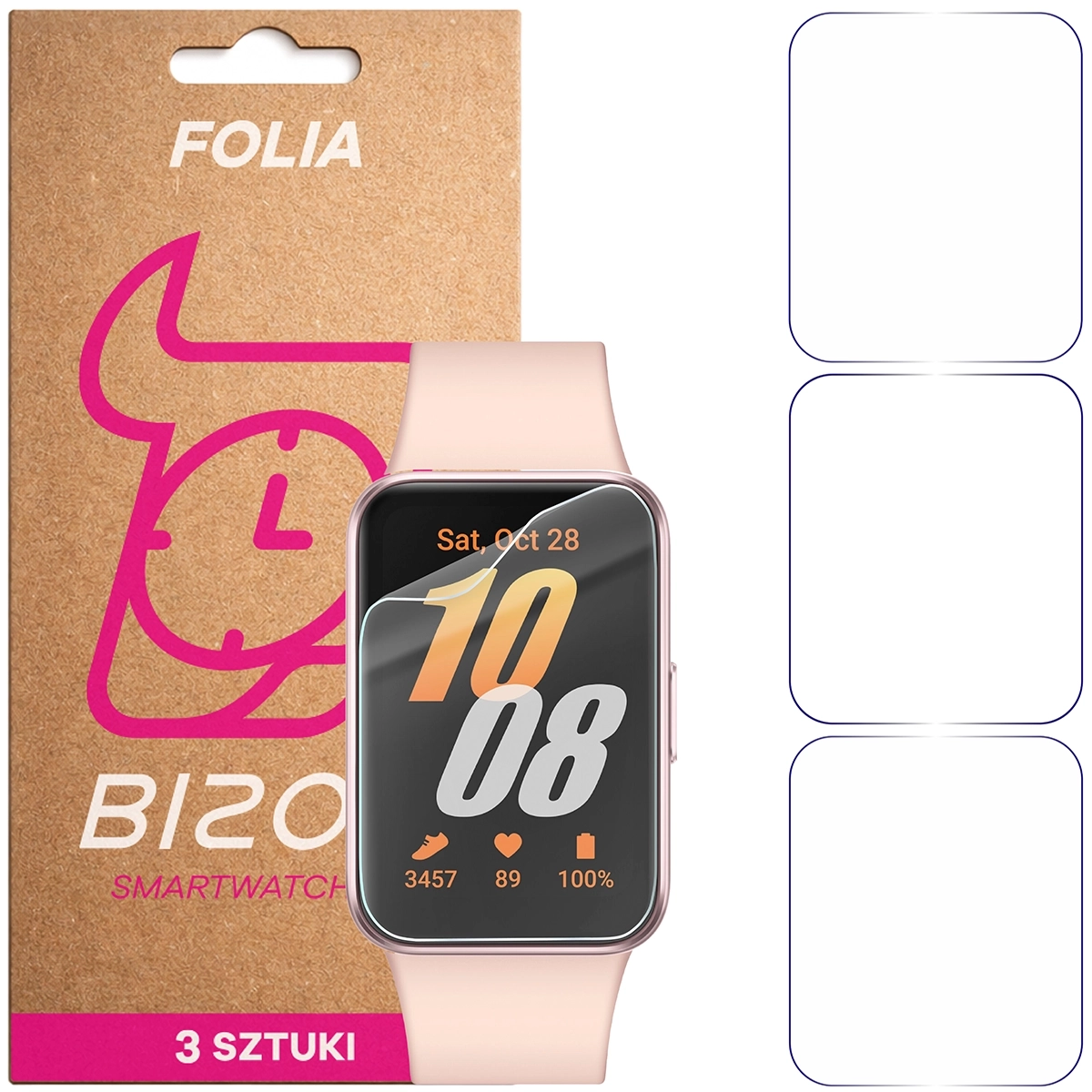 Folia hydrożelowa Bizon Watch Film HydroFlex do Samsung Galaxy Fit 3