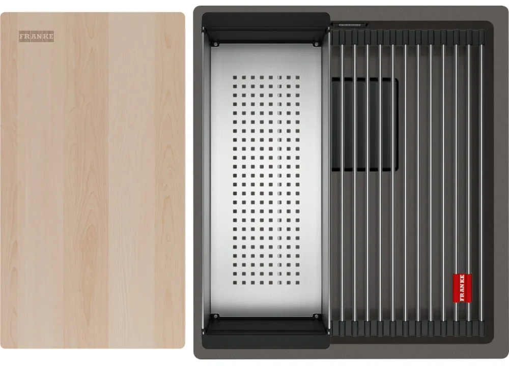 Zlewozmywak Franke Kanon KNG PRO 110-37 Granitowy Łupkowy szary