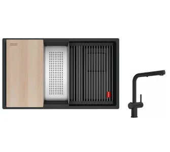 Zlewozmywak Franke Kanon KNG PRO 160-46-21 + bateria Active L Twist