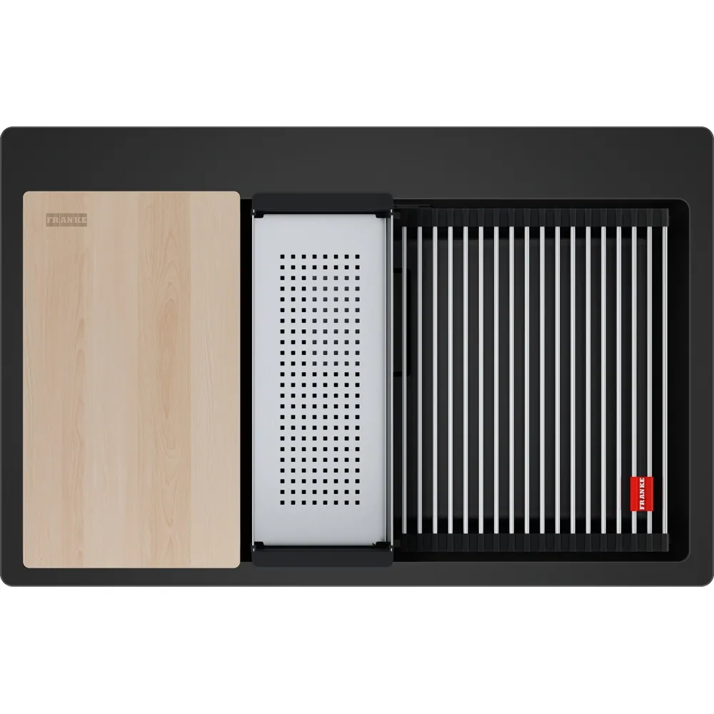 Zlewozmywak Franke Kanon KNG PRO 610-73 FTL Granitowy Czarny mat