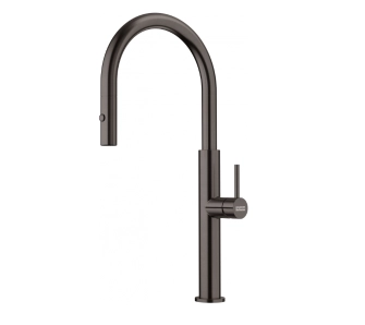 Bateria Franke Pescara J pull-out spray Antracyt Stal szlachetna