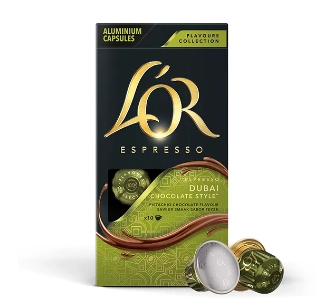Kapsułki L'OR Nespresso Dubai Chocolate Style 10szt.