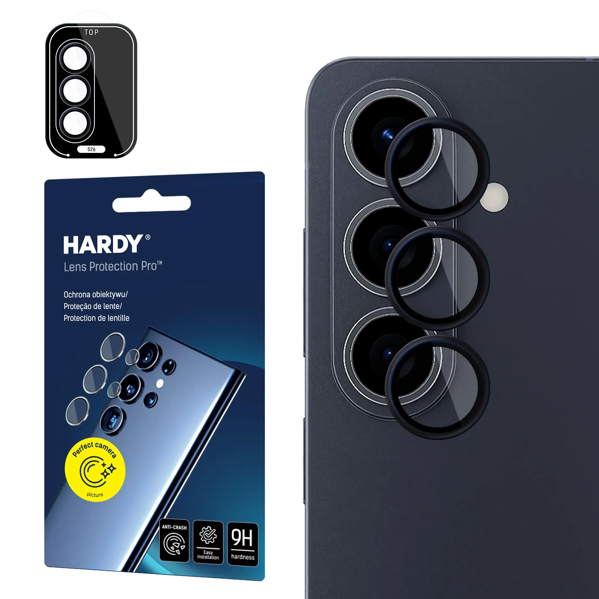 Szkło hartowane 3mk Hardy Lens Protection Pro do Galaxy S26