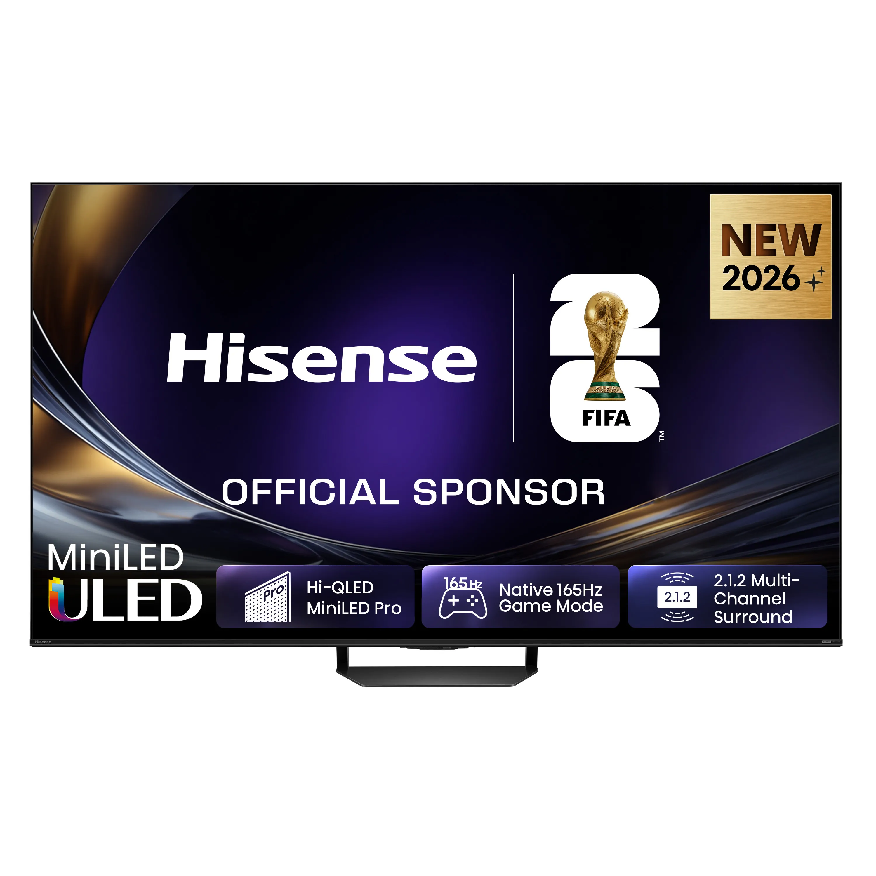 Telewizor Hisense 55U7S PRO 55" ULED MiniLED 4K 165Hz Smart TV Funkcje AI Dolby Vision Dolby Atmos HDMI 2.1 DVB-T2